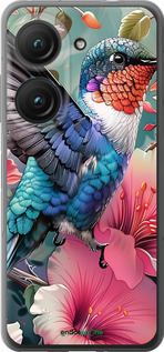 Силиконовый чехол Сказочная колибри для Asus Zenfone 9 - 6051u-2842 изображение 