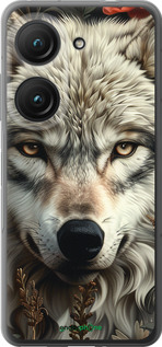 Силиконовый чехол Волчий взгляд для Asus Zenfone 9 - 6066u-2842 изображение 