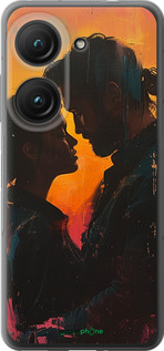 Силиконовый чехол Любовь на полотне для Asus Zenfone 9 - 6067u-2842 изображение 