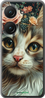 Силиконовый чехол Cats and flowers для Asus Zenfone 9 - 6069u-2842 изображение 