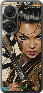 Силиконовый чехол Воительница ветров для Asus Zenfone 9 - 6077u-2842 изображение 