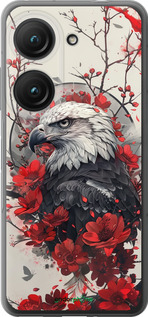 Силиконовый чехол Рубиновый орел для Asus Zenfone 9 - 6103u-2842 изображение 