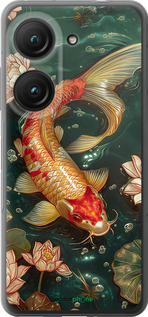 Силиконовый чехол Мелодия Лотоса для Asus Zenfone 9 - 6106u-2842 изображение 