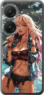 Силиконовый чехол Аниме-звезда под водопадом для Asus Zenfone 9 - 6121u-2842 изображение 