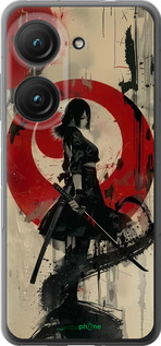 Силиконовый чехол Боевое искусство для Asus Zenfone 9 - 6126u-2842 изображение 