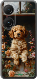 Силиконовый чехол Щенок cocker spaniel для Asus Zenfone 9 - 6136u-2842 изображение 