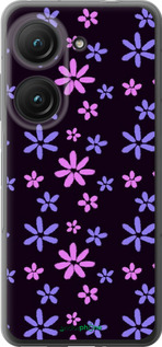 Силиконовый чехол с  цветами для Asus Zenfone 9 - 6258u-2842 изображение 