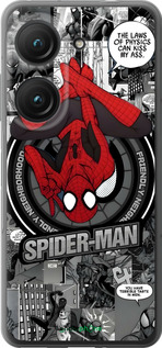 Силиконовый чехол Человек паук для Asus Zenfone 9 - 6279u-2842 изображение 