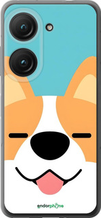 Силіконовий чехол Корги для Asus Zenfone 9 - 6280u-2842 изображение 