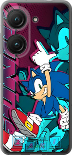 Силиконовый чехол Соник для Asus Zenfone 9 - 6284u-2842 изображение 