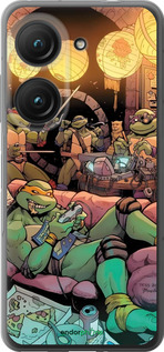 Силиконовый чехол Черепашки нинзя для Asus Zenfone 9 - 6346u-2842 изображение 