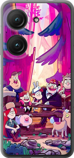 Силиконовый чехол Гравити Фолз для Asus Zenfone 9 - 6365u-2842 изображение 