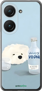 Силиконовый чехол Пес водка для Asus Zenfone 9 - 6368u-2842 изображение 