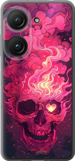 Силиконовый чехол Череп арт для Asus Zenfone 9 - 6385u-2842 изображение 