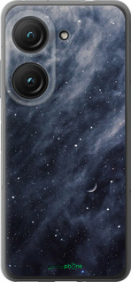 Силиконовый чехол Голубые облака, Голубая луна для Asus Zenfone 9 - 6398u-2842 изображение 