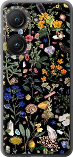 Силиконовый чехол С цветами для Asus Zenfone 9 - 6422u-2842 изображение 