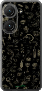 Силиконовый чехол Мистический коллаж с травами и магическими символами для Asus Zenfone 9 - 6428u-2842 изображение 