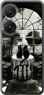 Силиконовый чехол Череп и коты для Asus Zenfone 9 - 6432u-2842 изображение 