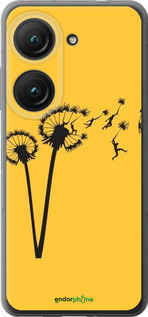 Силиконовый чехол Минимализм одуванчики для Asus Zenfone 9 - 6449u-2842 изображение 