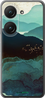 Силиконовый чехол С изображением гор Индиго для Asus Zenfone 9 - 6484u-2842 изображение 