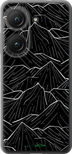 Силиконовый чехол С изображением Темных гор для Asus Zenfone 9 - 6489u-2842 изображение 