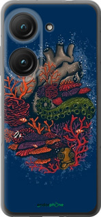 Силиконовый чехол Сердце моря для Asus Zenfone 9 - 6506u-2842 изображение 