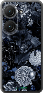 Силіконовий чехол Анотація квітковий малюнок в синіх тонах. для Asus Zenfone 9 - 6539u-2842 изображение 