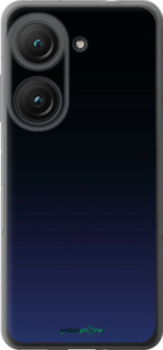 Силіконовий чехол Градієнт у темно-синьому стилі для Asus Zenfone 9 - 6542u-2842 изображение 