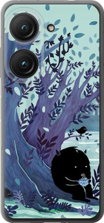 Силиконовый чехол Арт принт Тихое место чая для Asus Zenfone 9 - 6544u-2842 изображение 