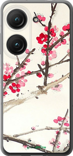 Силиконовый чехол Принт с изображением цветения сакуры для Asus Zenfone 9 - 6545u-2842 изображение 