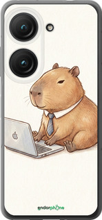 Силіконовий чехол Funny Capybara CEO Working для Asus Zenfone 9 - 6777u-2842 изображение 