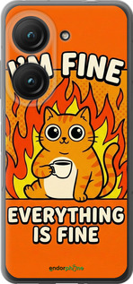 Силіконовий чехол Funny Cat для Asus Zenfone 9 - 6786u-2842 изображение 