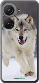 Силиконовый чехол Бегущий волк для Asus Zenfone 9 - 826u-2842 изображение 