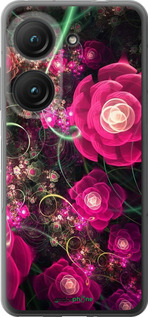 Силиконовый чехол Абстрактные цветы 3 для Asus Zenfone 9 - 850u-2842 изображение 