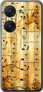 Силиконовый чехол Ноты для Asus Zenfone 9 - 905u-2842 изображение 