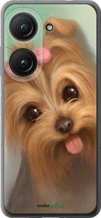 Силиконовый чехол Нарисованный йоркширский терьер для Asus Zenfone 9 - 928u-2842 изображение 