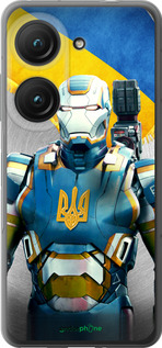 Силиконовый чехол Украинский киборг для Asus Zenfone 9 - 980u-2842 изображение 