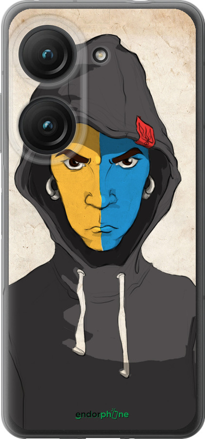 Силиконовый чехол Злой подросток для Asus Zenfone 9 - 1053u-2842 изображение 