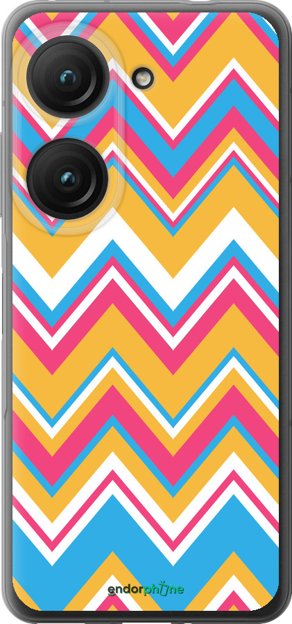 Силиконовый чехол Шеврон v2 для Asus Zenfone 9 - 1057u-2842 изображение 