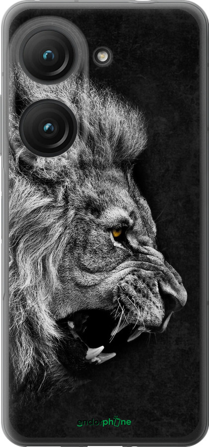 Силиконовый чехол Лев для Asus Zenfone 9 - 1080u-2842 изображение 