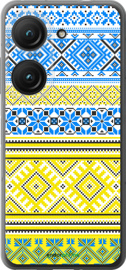 Силіконовий чехол Вишиванка 40 для Asus Zenfone 9 - 1174u-2842 изображение 