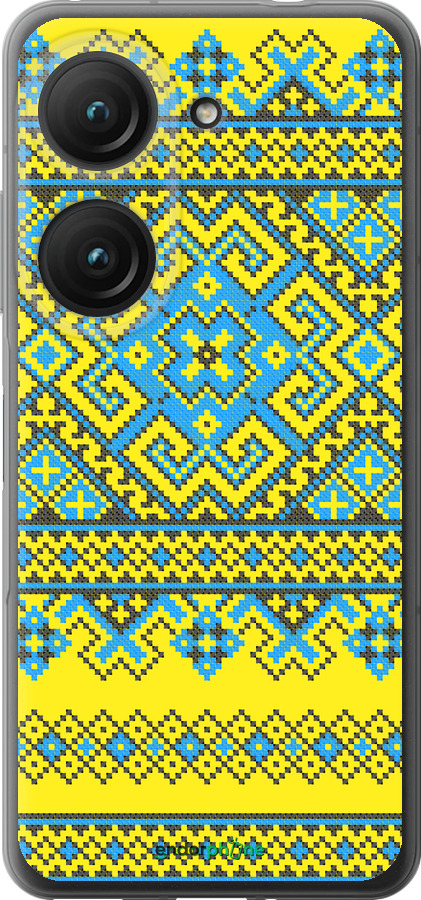 Силиконовый чехол Вышиванка 41 для Asus Zenfone 9 - 1175u-2842 изображение 