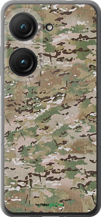 Силиконовый чехол Камуфляж v5 для Asus Zenfone 9 - 1201u-2842 изображение 