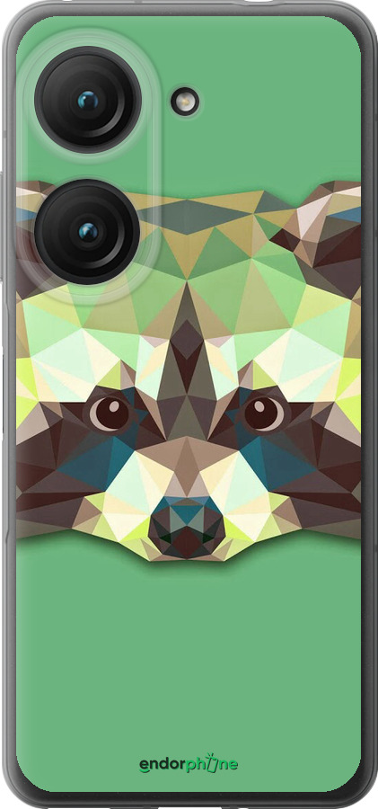 Силиконовый чехол Енот для Asus Zenfone 9 - 1217u-2842 изображение 