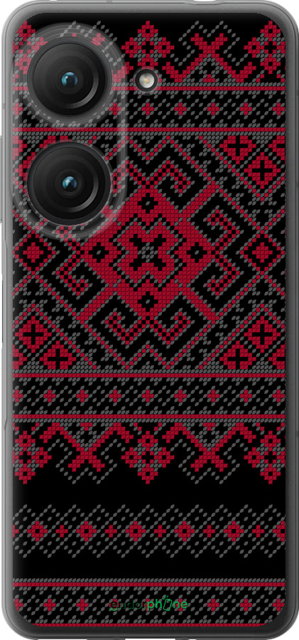 Силіконовий чехол Вишиванка 52 для Asus Zenfone 9 - 1763u-2842 изображение 