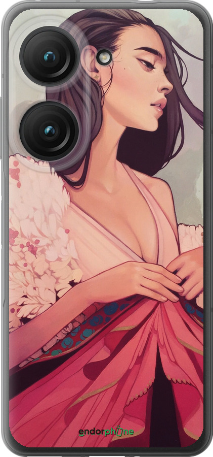 Силиконовый чехол Kelsey Beckett для Asus Zenfone 9 - 4034u-2842 изображение 