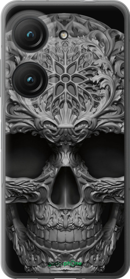 Силиконовый чехол skull-ornament для Asus Zenfone 9 - 4101u-2842 изображение 