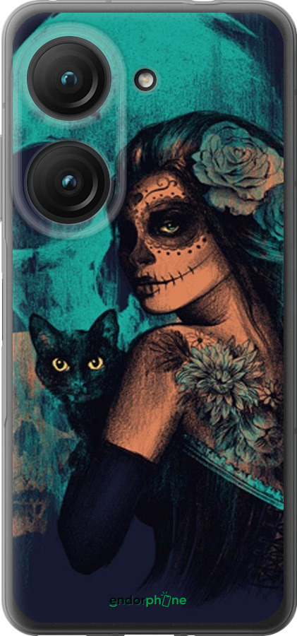 Силиконовый чехол Fantasy girl для Asus Zenfone 9 - 4133u-2842 изображение 