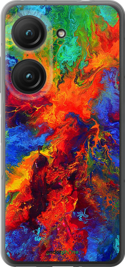 Силиконовый чехол Акварель на холсте для Asus Zenfone 9 - 4150u-2842 изображение 