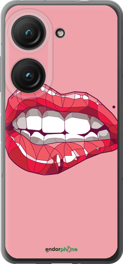 Силиконовый чехол Sexy lips для Asus Zenfone 9 - 4174u-2842 изображение 
